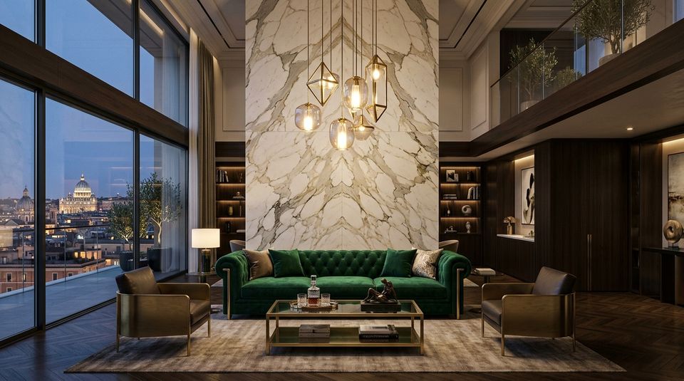 Estilo Lujo Italiano Penthouse
